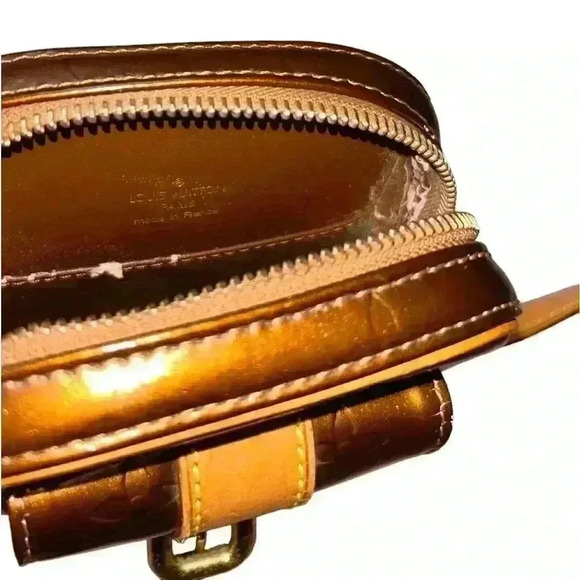 Louis Vuitton Authentic Vernis Christie PM Bronze Patent Leather Crossbody Bag - Picture 5 of 15